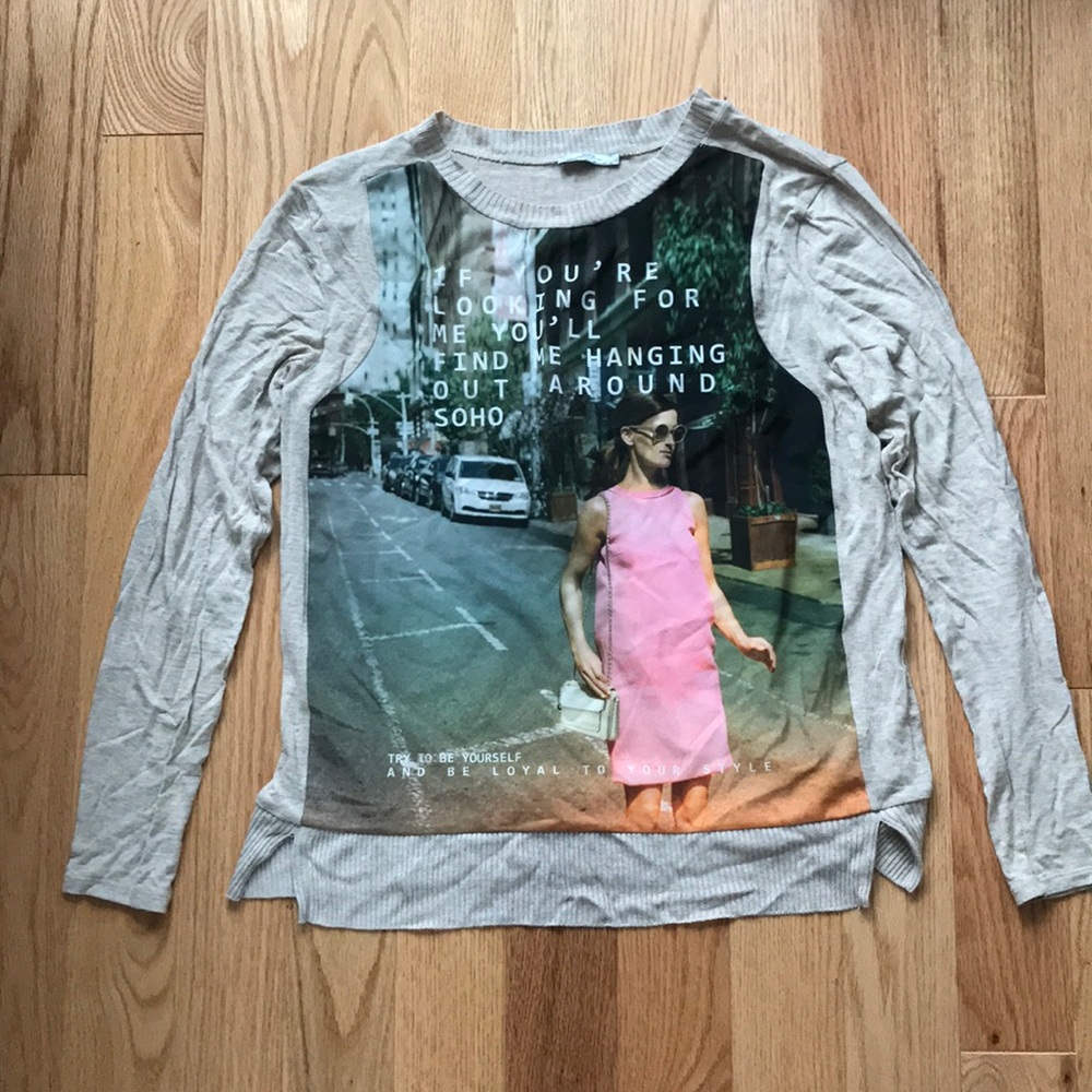 Zara Graphic Sweater